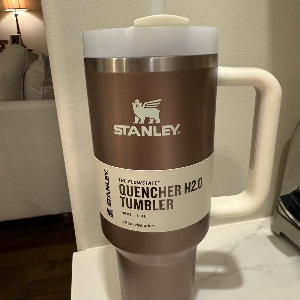 Stanley Rose Quartz - Brown Insulated Water Tumbler 40oz.